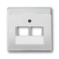 Busch-Jaeger 1710-0-3764 Placca copripresa e copri interruttori Acciaio inox