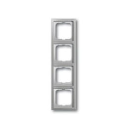 Busch-Jaeger 1724-866K Placca copripresa e copri interruttori Acciaio inox