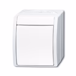 Busch-Jaeger 1484-0-0380, Pulsanti, Bianco, IP44, CE, 74 mm, 55 mm