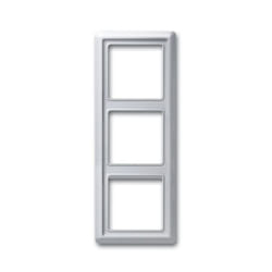 Busch-Jaeger 1730-0-0280 Placca copripresa e copri interruttori Alluminio
