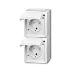 Busch-Jaeger 20-02 EBW-54 presa energia CEE 7/3 Bianco