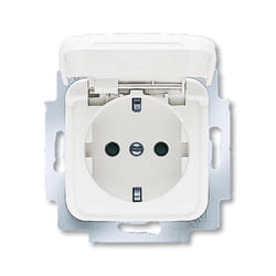Busch-Jaeger 20 EUKB-214 presa energia CEE 7/3 Bianco
