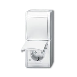 Busch-Jaeger 2601/6/20 EBW-54 presa energia Tipo F Bianco