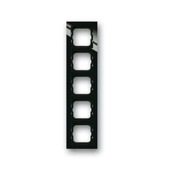 Busch-Jaeger 1754-0-4413 Placca copripresa e copri interruttori Nero