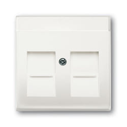 Busch-Jaeger 1710-0-3887 Placca copripresa e copri interruttori Bianco