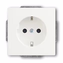 Busch-Jaeger 20 EUCKS-884, CEE 7/3, 2P+E, Bianco, 250 V, 16 A, 71 mm