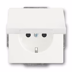 Busch-Jaeger 2018-0-1494, CEE 7/3, 2P+E, Bianco, Plastica, 250 V, 16 A