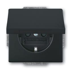 Busch-Jaeger 2018-0-1495 presa energia CEE 7/3 Nero