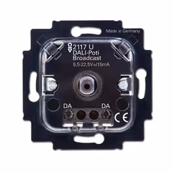 Busch-Jaeger Schalterserien, Dimmer, Da Incasso, Manopola, Nero, IP20, 0 - 35 °C