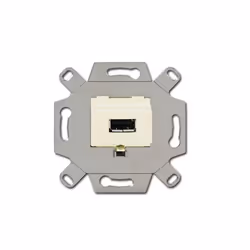 Busch-Jaeger 0230-0-0416, USB, Metallico, 70,2 mm, 41,2 mm, 70,2 mm