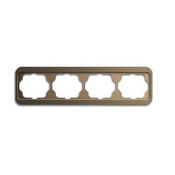 Busch-Jaeger 1724-21 Placca copripresa e copri interruttori Bronzo