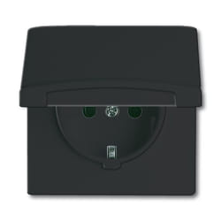 Busch-Jaeger 2064-0-0290 presa energia CEE 7/3 Nero
