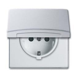 Busch-Jaeger 2064-0-0293 presa energia CEE 7/3 Bianco