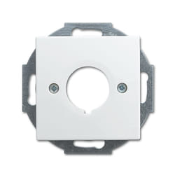Busch-Jaeger 1724-0-4344 Copertura di sicurezza per presa elettrica Bianco 1 pz