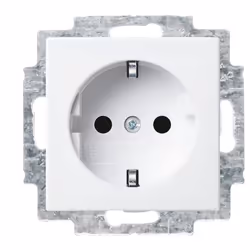 Busch-Jaeger 2300 EUC-914, Tipo F, 2P+E, Bianco, 250 V, 16 A