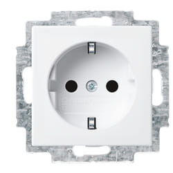 Busch-Jaeger 2300 EUC-914 presa energia Tipo F Bianco