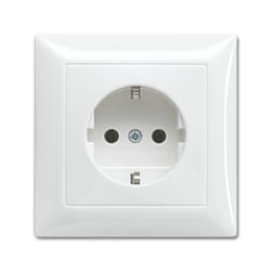 Busch-Jaeger 4011395191323 presa energia Tipo F Bianco