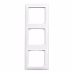 Busch-Jaeger 2CKA001725A1560, Bianco, Termoplastica, Senza viti, Busch-Jaeger, Lucido, Piastra vuota