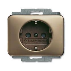 Busch-Jaeger 2011-0-1425 presa energia CEE 7/3 Bronzo