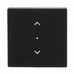 Busch-Jaeger 6232-10-885, Nero, Termoplastica, Senza viti, Busch-Jaeger, Opaco, Frontalino