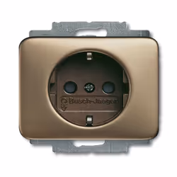 Busch-Jaeger 2013-0-4466, CEE 7/3, 2P+E, Bronzo, 250 V, 16 A, 70 mm