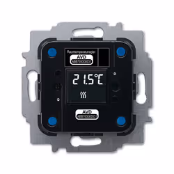 Busch-Jaeger 6224/2.1-WL, Attuatore di riscaldamento, IP20, Nero, 3680 W, 230 V, 50/60 Hz