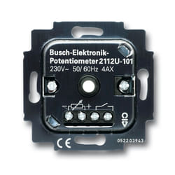 Busch-Jaeger 2112 U-101 Da Incasso Dimmer Nero