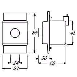 Busch-Jaeger 2112-101 Assemblabile Dimmer Bianco