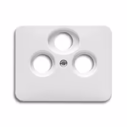 Busch-Jaeger 1724-0-1911, Bianco, Busch-Jaeger, SAT + TV + Radio, 70 mm, 54 mm, 1 pz