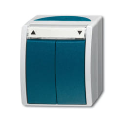 Busch-Jaeger 2601/4 W-53 2P Verde, Grigio