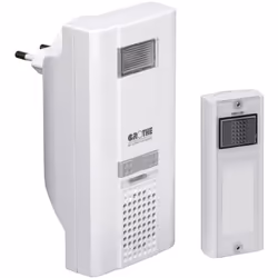 Dettagli tecnici Colore Bianco Componente campanello senza fili Kit completo Dimensioni ricevitore 126 x 60 x 45 mm Dimension ...