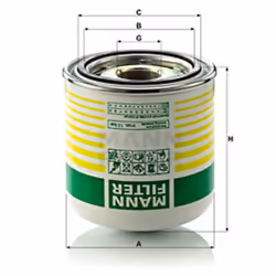 Cartuccia per essiccatore d'aria, sistema ad aria compressa MANN-FILTER TB 1364 x