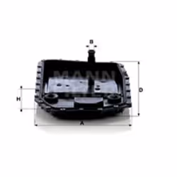 Filtro idraulico, cambio automatico MANN-FILTER H 50 001