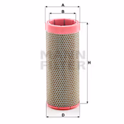 Filtro aria MANN-FILTER CF 17 007