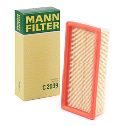 MANN-FILTER C 2039 Filtro aria 49 94 200 Cartuccia filtro VOLKSWAGEN: GOLF 2, GOLF 1 Cabriolet, Caddy 1 Pickup
