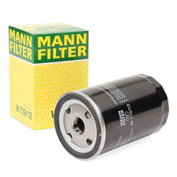 MANN-FILTER W 719/12 Filtro olio 3/4-16 UNF con una valvola blocco arretramento Filtro ad avvitamento VOLKSWAGEN: TRANSPORTER 3 Bus, TRANSPORTER 3