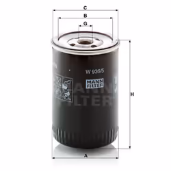 Filtro olio MANN-FILTER W 936/5
