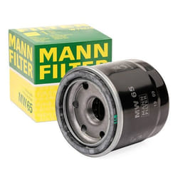 MANN-FILTER MW 65 Filtro olio M20x1 con una valvola blocco arretramento Filtro ad avvitamento