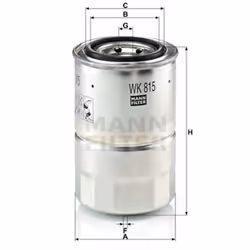 Filtro carburante MANN-FILTER WK 815 x - Vista aggiuntiva 2
