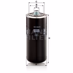 Filtro idraulico, cambio automatico MANN-FILTER WD 962/9