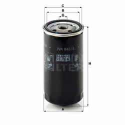 Filtro carburante MANN-FILTER WK 845/8