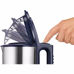 Unold 18018 bollitore elettrico 1,5 L 2200 W Blu, Acciaio inox - Vista aggiuntiva 4