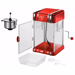Unold 48535 macchina per popcorn Rosso, Argento 300 W - Vista aggiuntiva 4