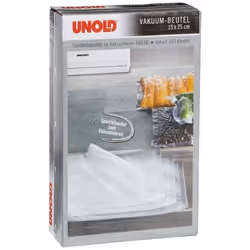 Unold 4801001, Sacchetto per il sottovuoto, Trasparente, 100 pz, Unold 48010, 150 mm, 250 mm