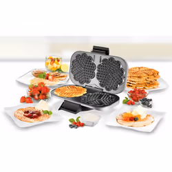 Unold 48241 piastra per waffle 2 waffle 1300 W Nero, Argento - Vista aggiuntiva 7