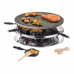 Unold 48726 griglia per raclette 8 persona(e) 1300 W Nero, Acciaio inox - Vista aggiuntiva 2