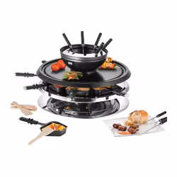 Unold 48726 griglia per raclette 8 persona(e) 1300 W Nero, Acciaio inox - Vista aggiuntiva 3