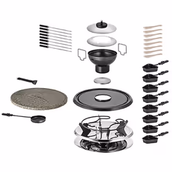 Unold 48726 griglia per raclette 8 persona(e) 1300 W Nero, Acciaio inox - Vista aggiuntiva 4