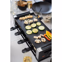 Unold 48730 griglia per raclette 8 persona(e) 1200 W Nero, Acciaio inox - Vista aggiuntiva 8