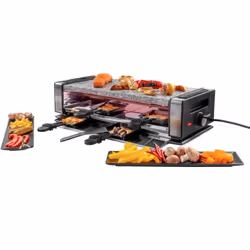 Unold 48760 griglia per raclette 8 persona(e) 1200 W Nero, Acciaio inox - Vista aggiuntiva 3